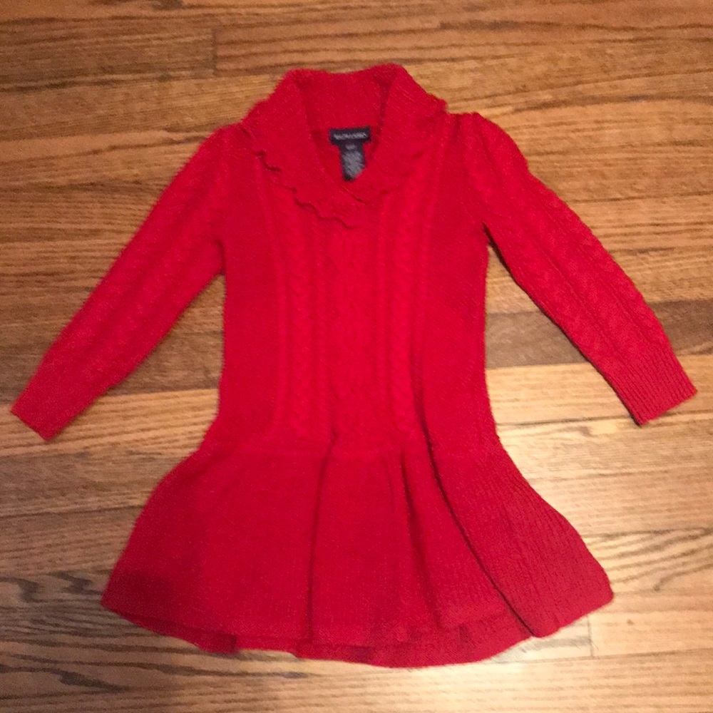 Ralph Lauren size 4...cable knit sweater dress